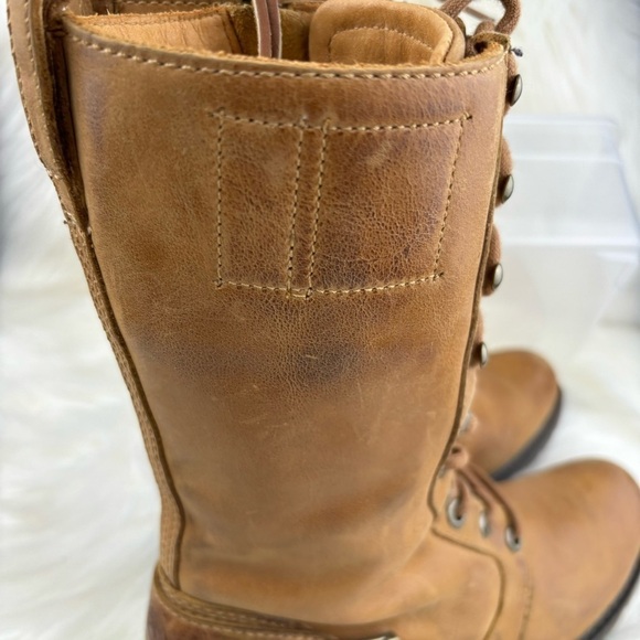 TIMBERLAND CHARLES TALL LACE UP BOOTS WITH ZIPPER SIZE 7 WOMAN - Picture 7 of 16